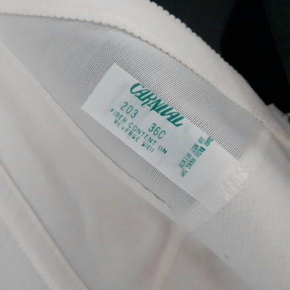 VTG Carnival Strapless Longline Bra 36C - Picture 5 of 5